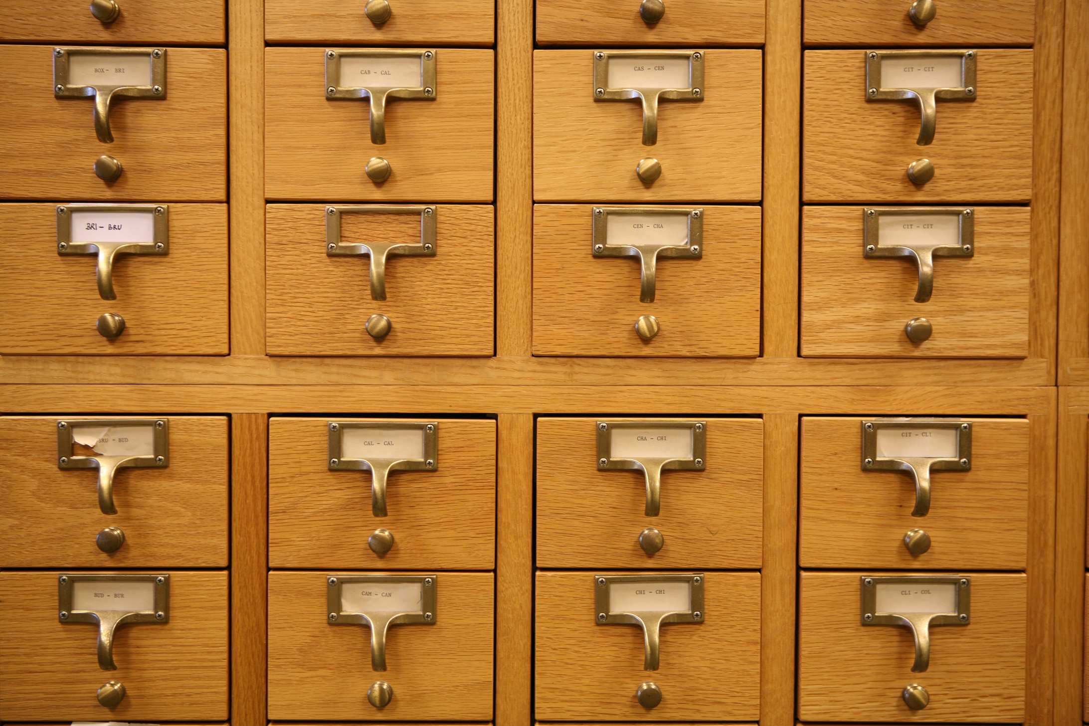 Library Card Catalog